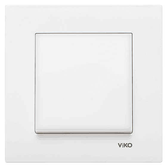 Viko Karre/Meridian Beyaz Anahtar Mekanizma-Çerçeve Hariç-90967001 - 1