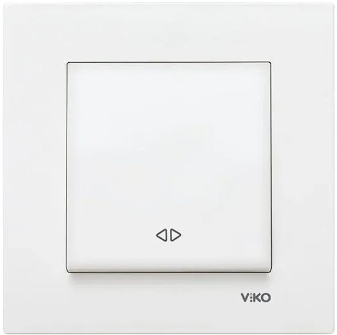 Viko Karre/Meridian Beyaz Permütatör Mekanizma (Ara Vavien) -Çerçeve Hariç-90967031 - 1