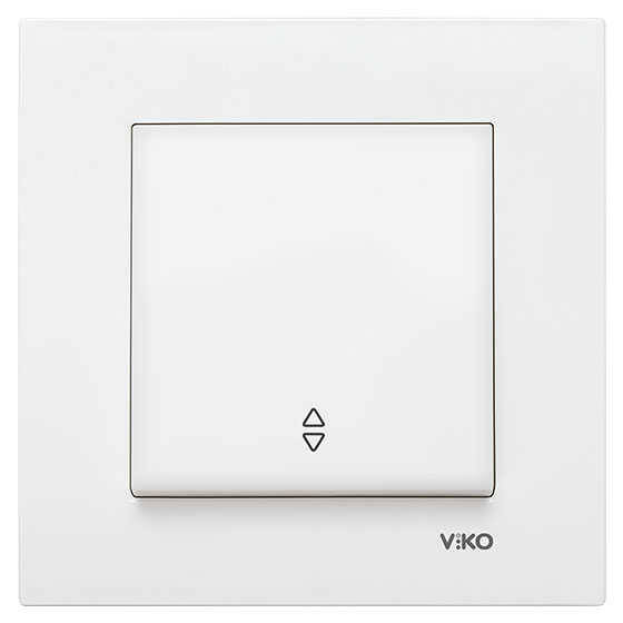Viko Karre/Meridian Beyaz Vavien Mekanizma-Çerçeve Hariç-90967004 - 1
